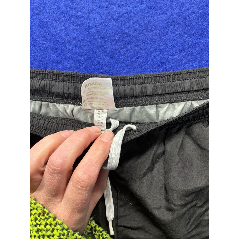[Sporty] Womens Soffe Running Shorts L Black White Trim 92444